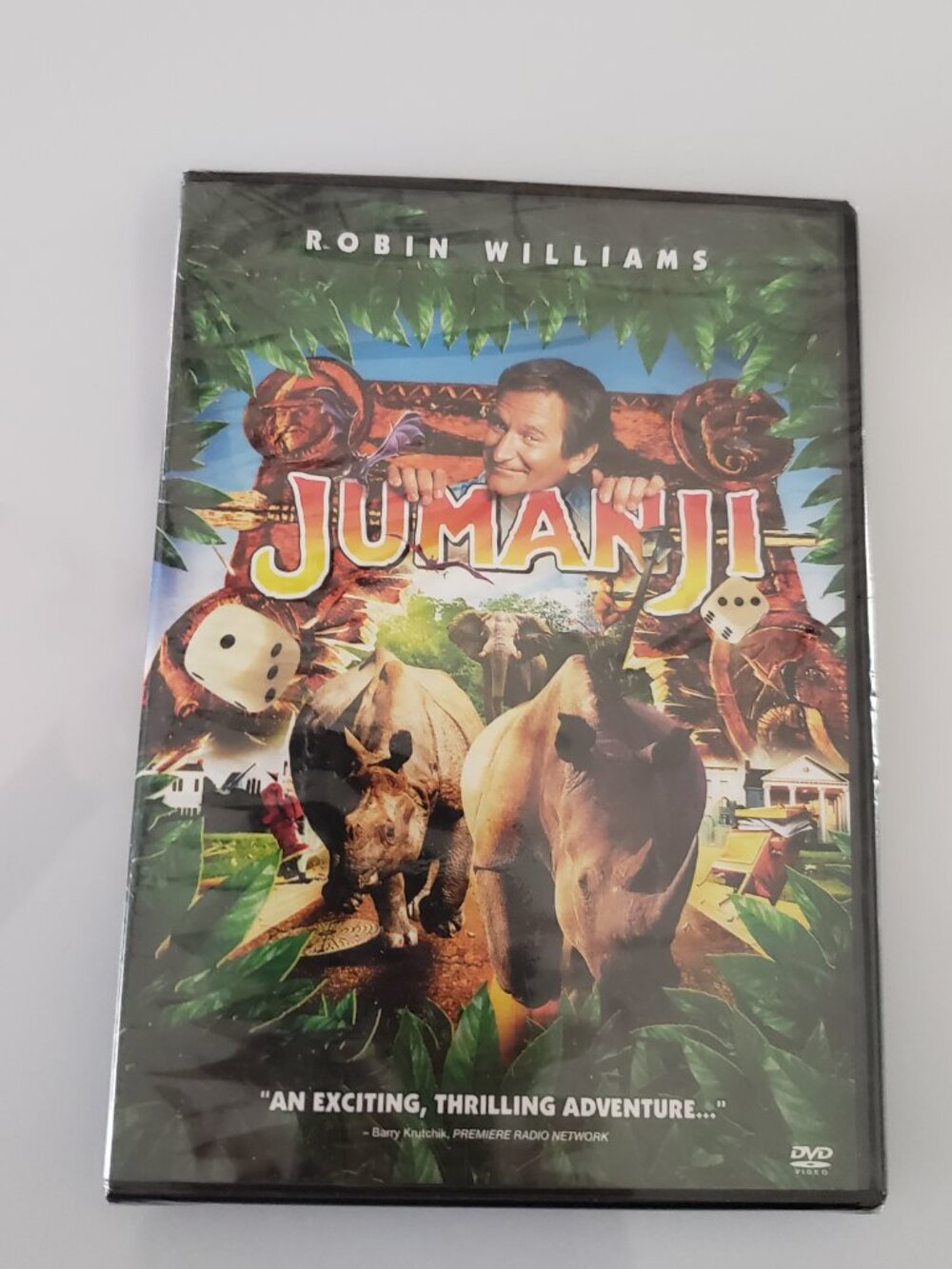 JUMANJI DVD starring Robin Williams. DVD is new and sealed